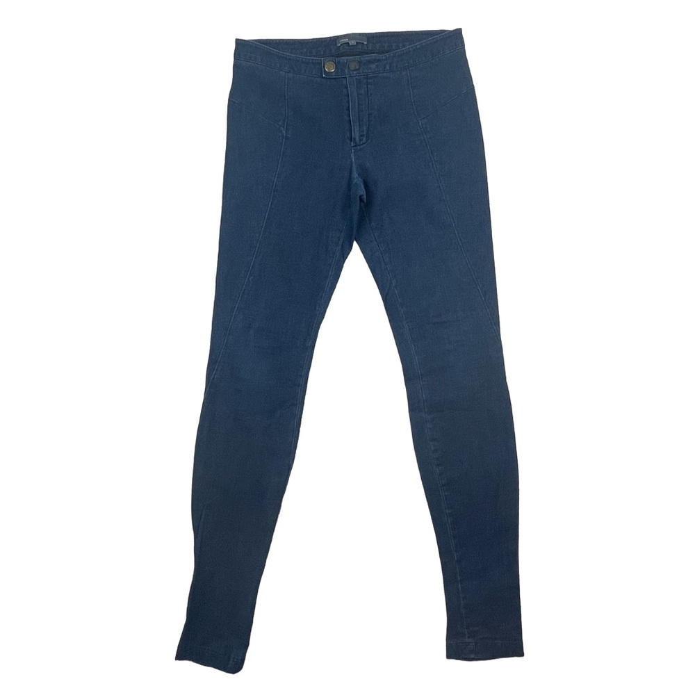 Vince Denim Stretch Skinny Pants Blue Made in USA Size 4